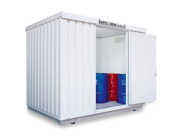 Gefahrstoffcontainer SRC-S 3.1W verzinkt, mit 1-flügeliger Tür