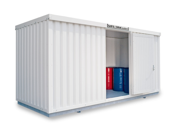 Gefahrstoffcontainer SRC-S 5.1N verzinkt, mit 1-flügeliger Tür