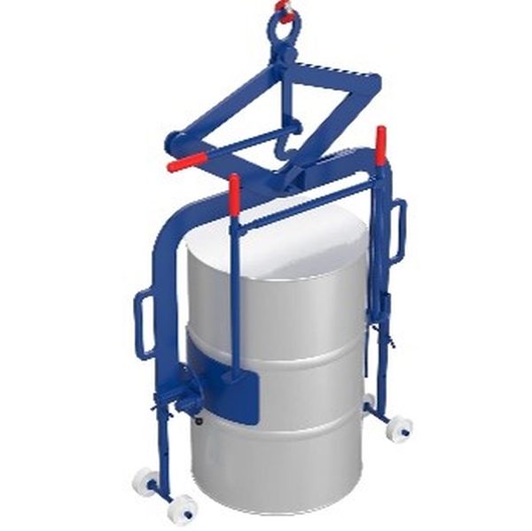 Fass-Kippgreifer 400 kg  mit Handschwenkvorrichtung