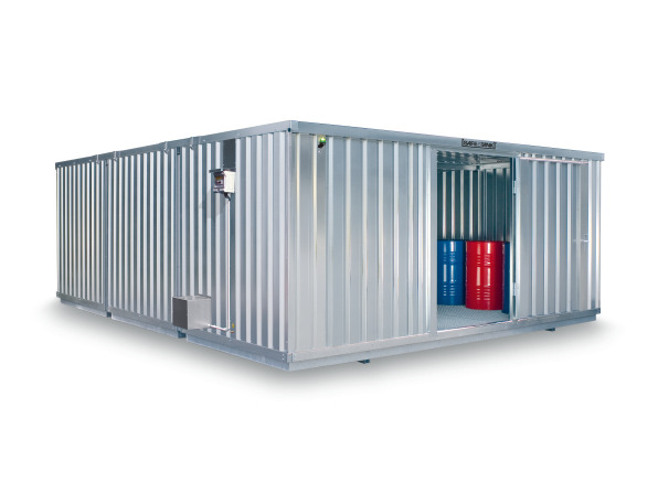Gefahrstoffcontainer SRC-S 5.3N verzinkt, mit 1-flügeliger Tür