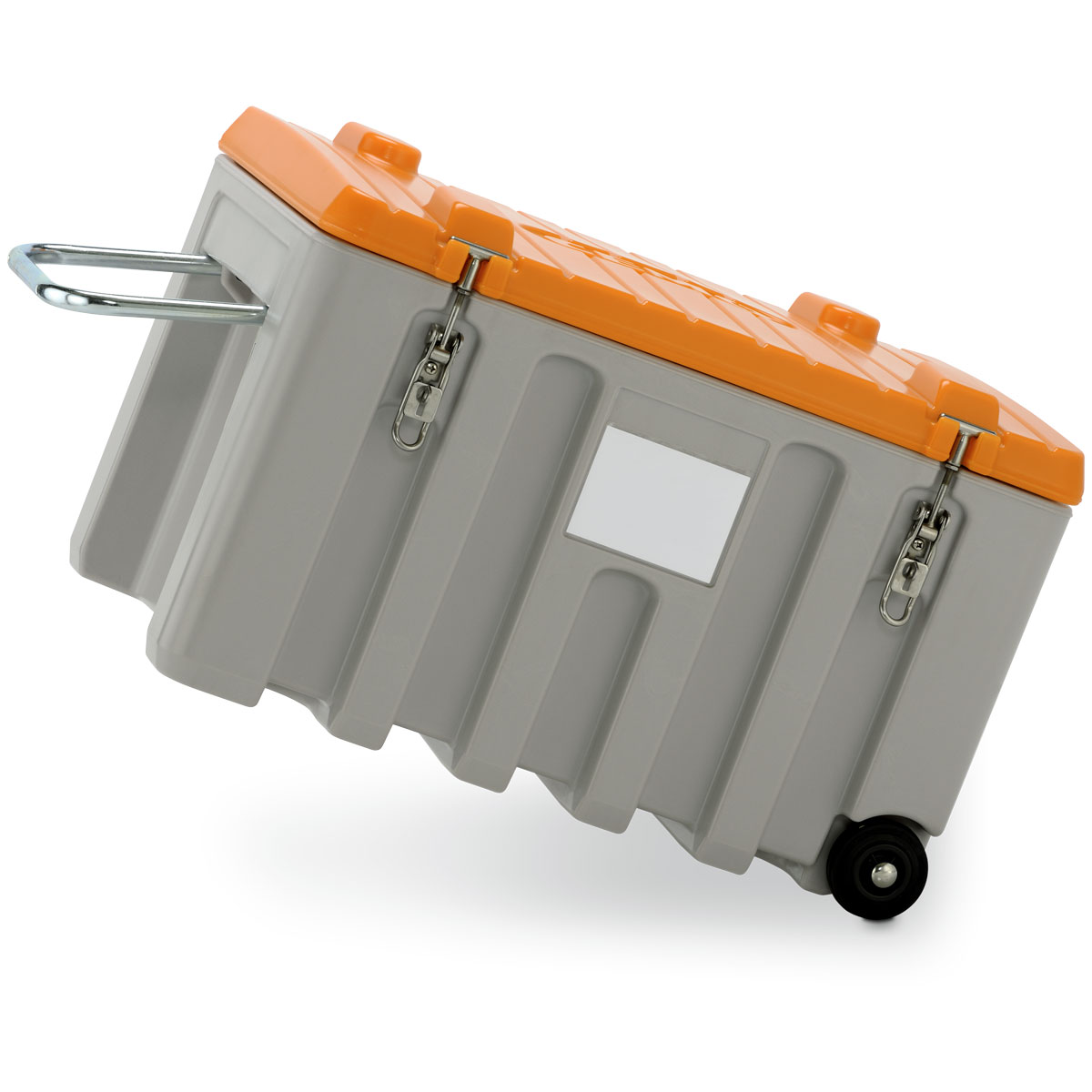 CEMbox 150 l grau/orange mobil CEMbox Trolley