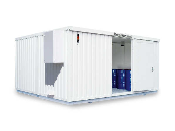 Gefahrstoffcontainer SRC-S 5.2N verzinkt, mit 2-flügeliger Tür