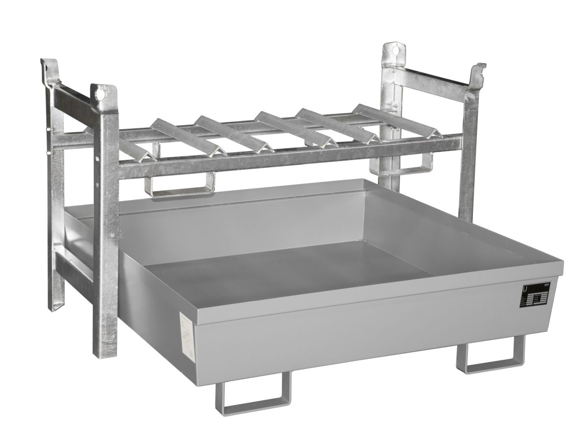 Auffangwanne FRA-3 mausgrau für Fassregal FR-3