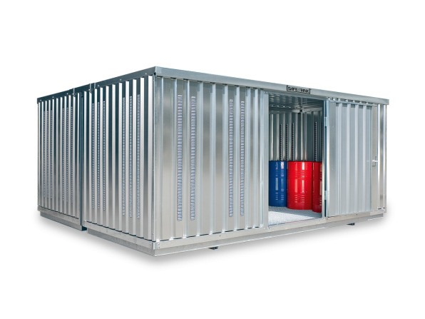 Gefahrstoffcontainer SRC-S 5.2N verzinkt, mit 1-flügeliger Tür